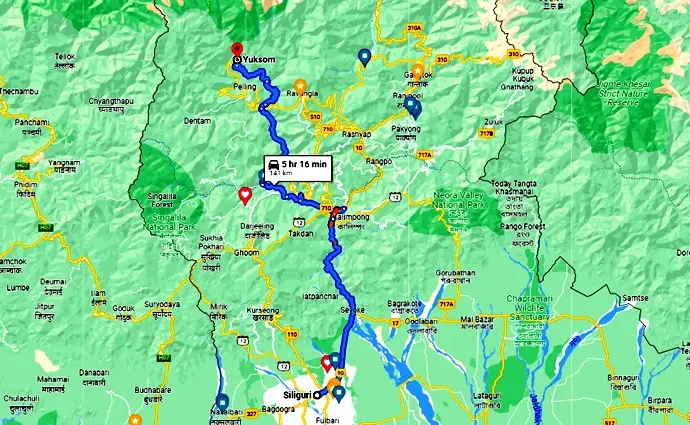 Travel to Yuksom, Sikkim